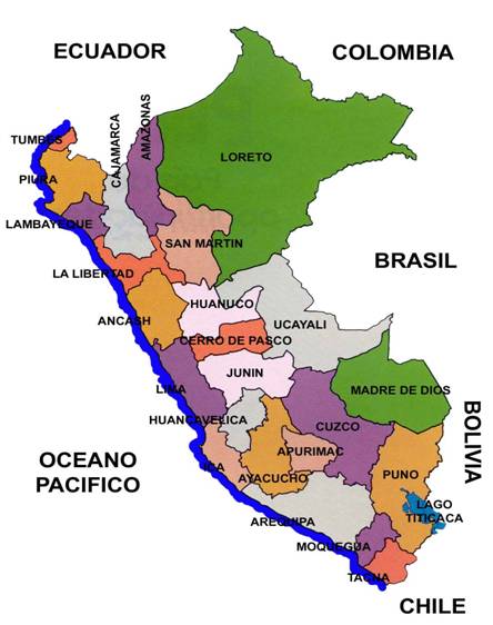 Mapa del Peru